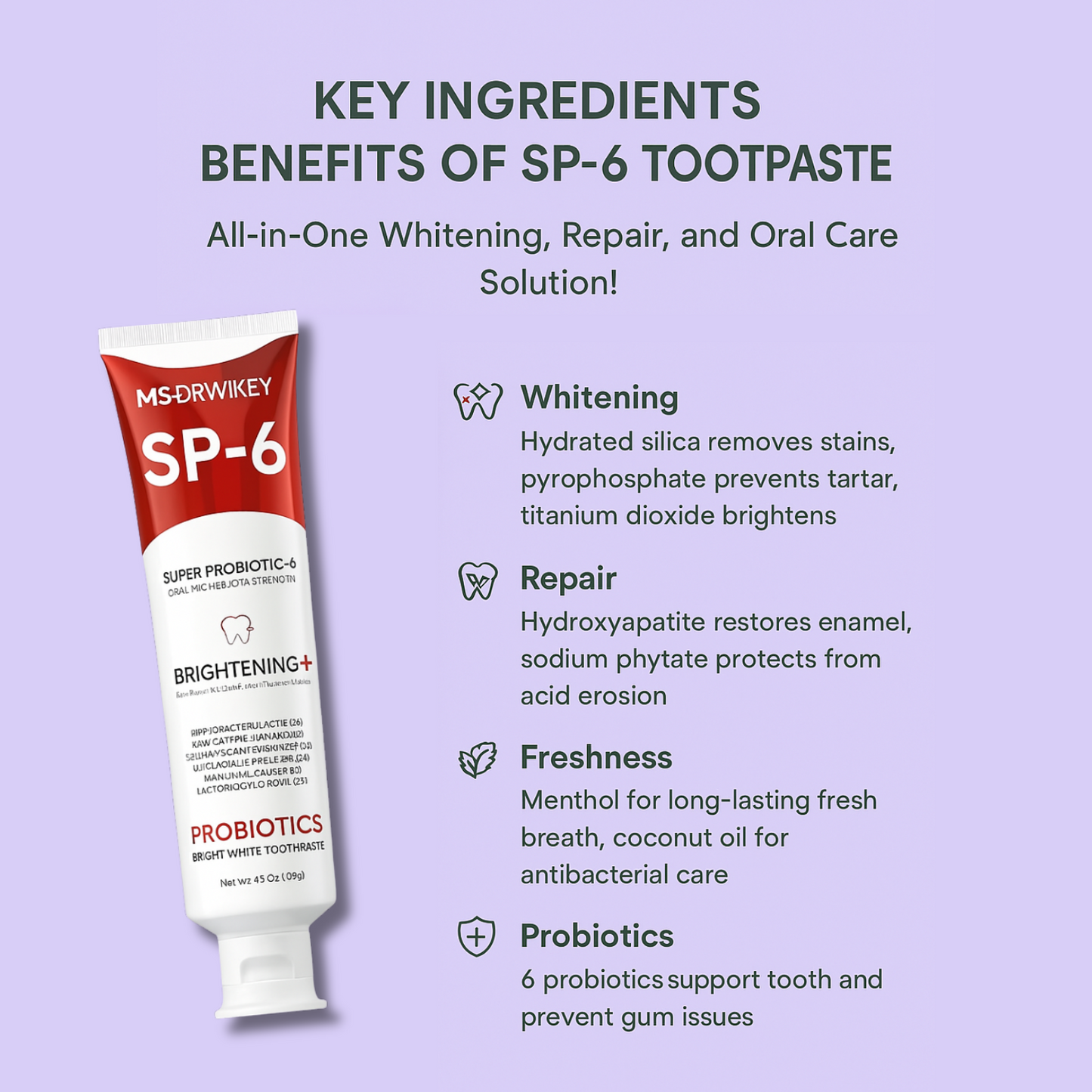 Advanced SP-6 Toothpaste